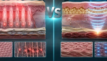 Fraktsiooniline laser vs HIFU nahka pinguldav efekt
